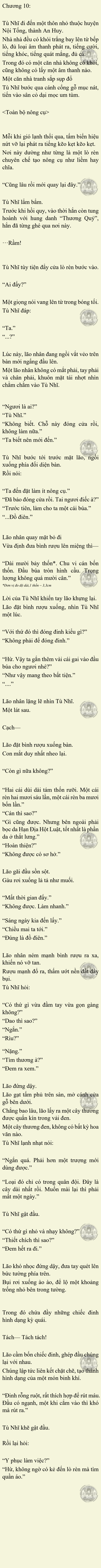 Đọc truyện PTTH[NOVEL] Thương Quỷ Vô Song - Chap 10